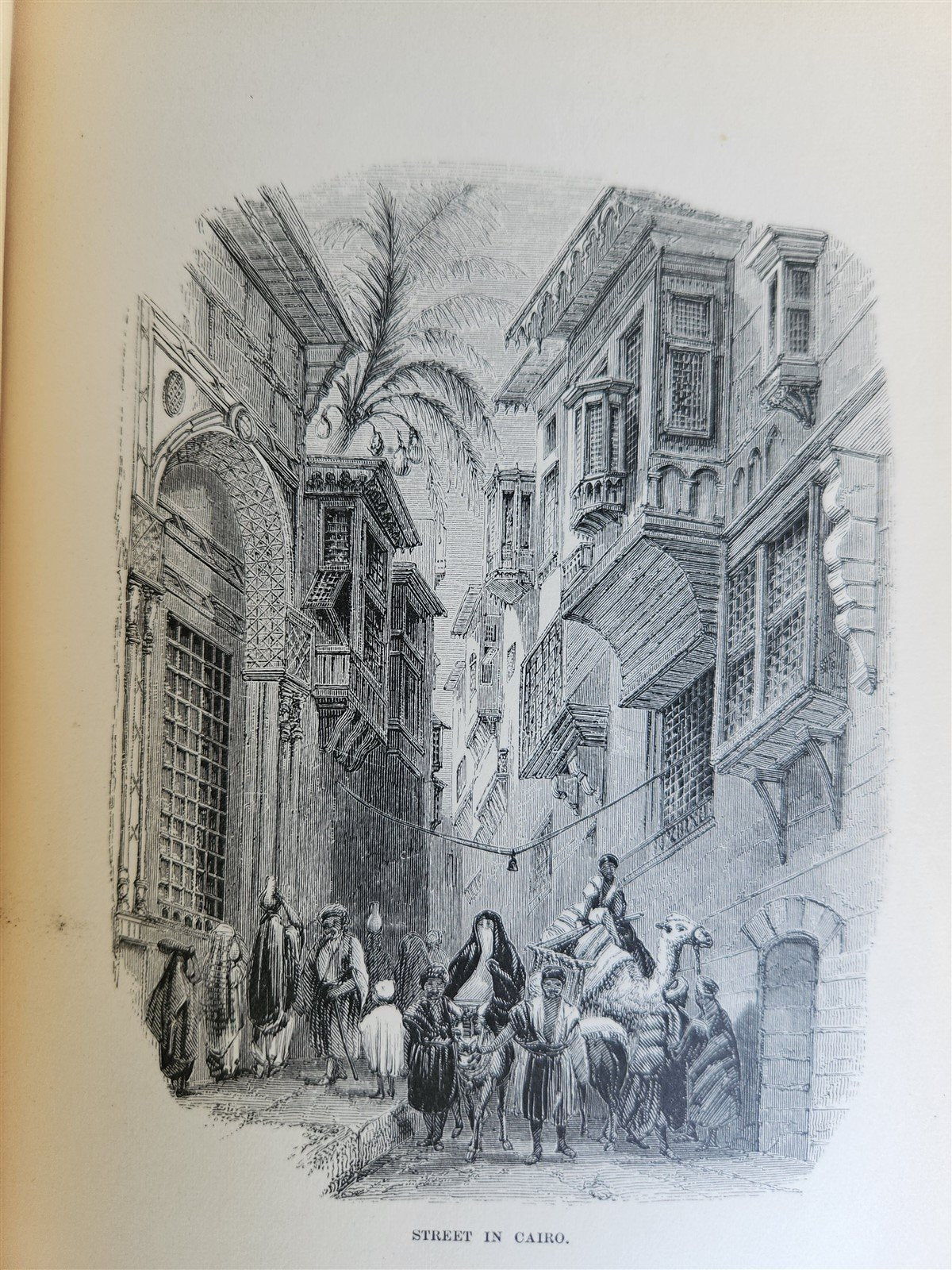 1879 FROM EGYPT TO PALESTINE by S. Bartlett antique ILLUSTRATED w/ FOLDING MAP