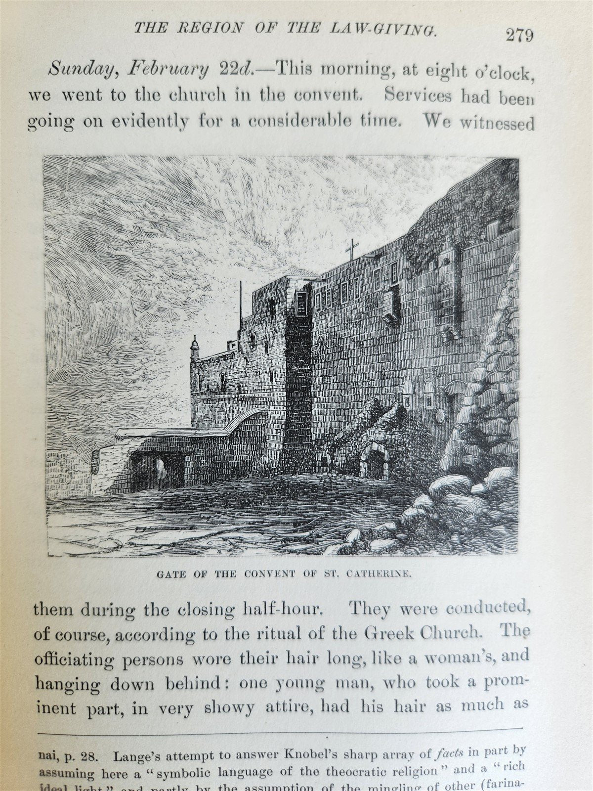 1879 FROM EGYPT TO PALESTINE by S. Bartlett antique ILLUSTRATED w/ FOLDING MAP
