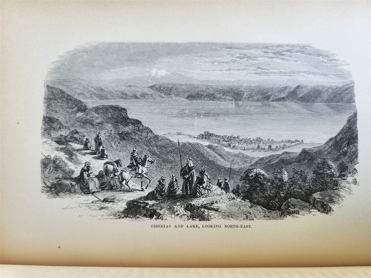 1879 FROM EGYPT TO PALESTINE by S. Bartlett antique ILLUSTRATED w/ FOLDING MAP