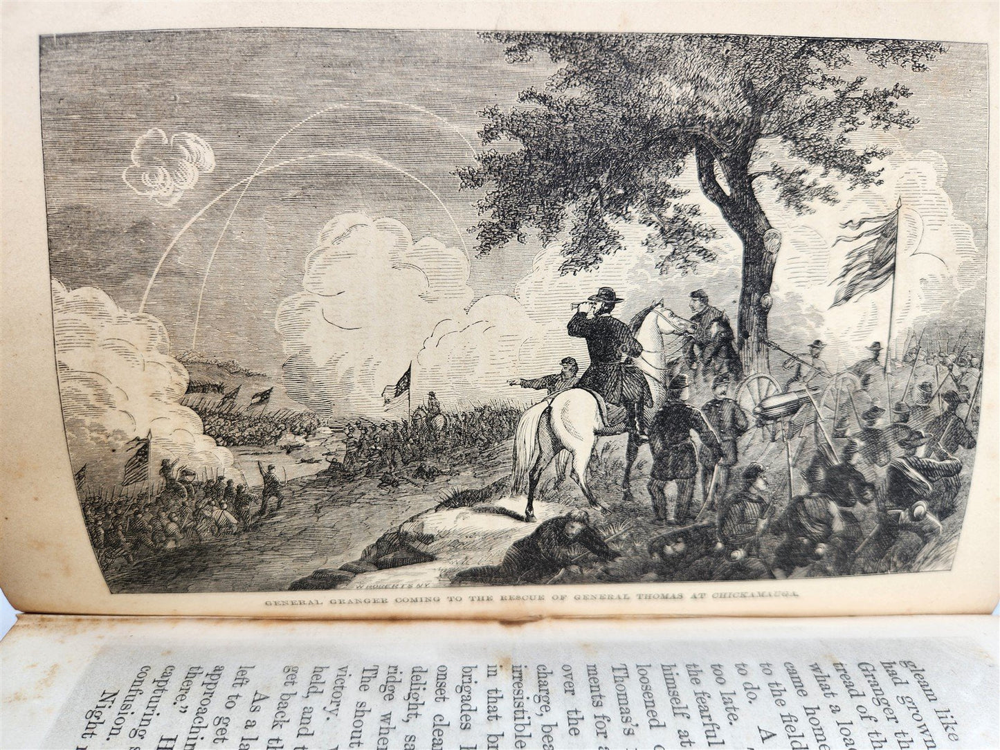 1865 GRANT & SHERMAN their CAMPAIGNS & GENERALS by Headley antique ILLUSTRATED