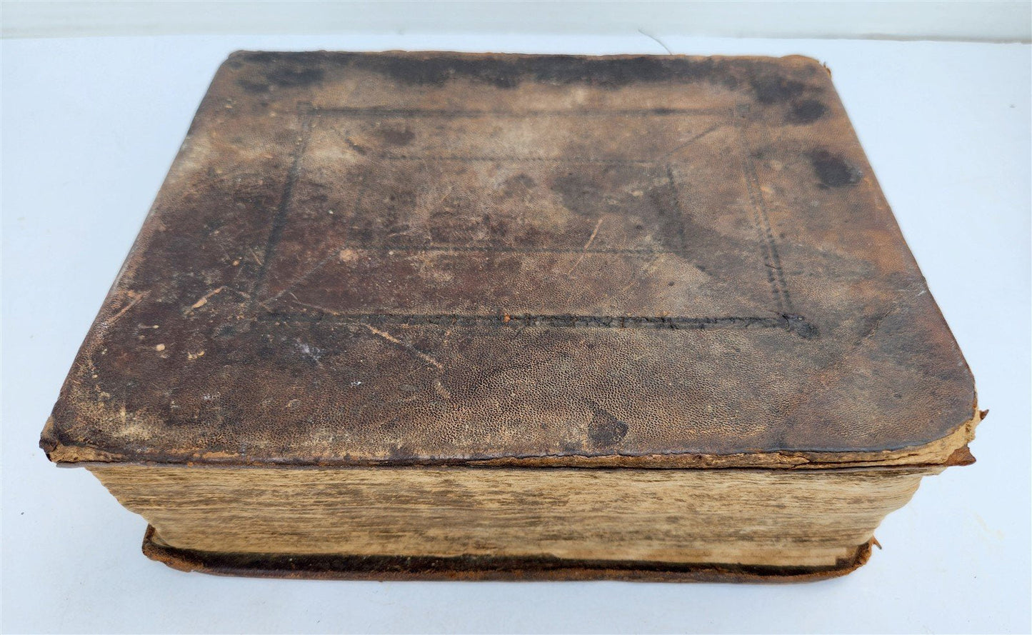 1791 BIBLE by ISAAC COLLINS FIRST printed in NEW JERSEY antique RARE Americana