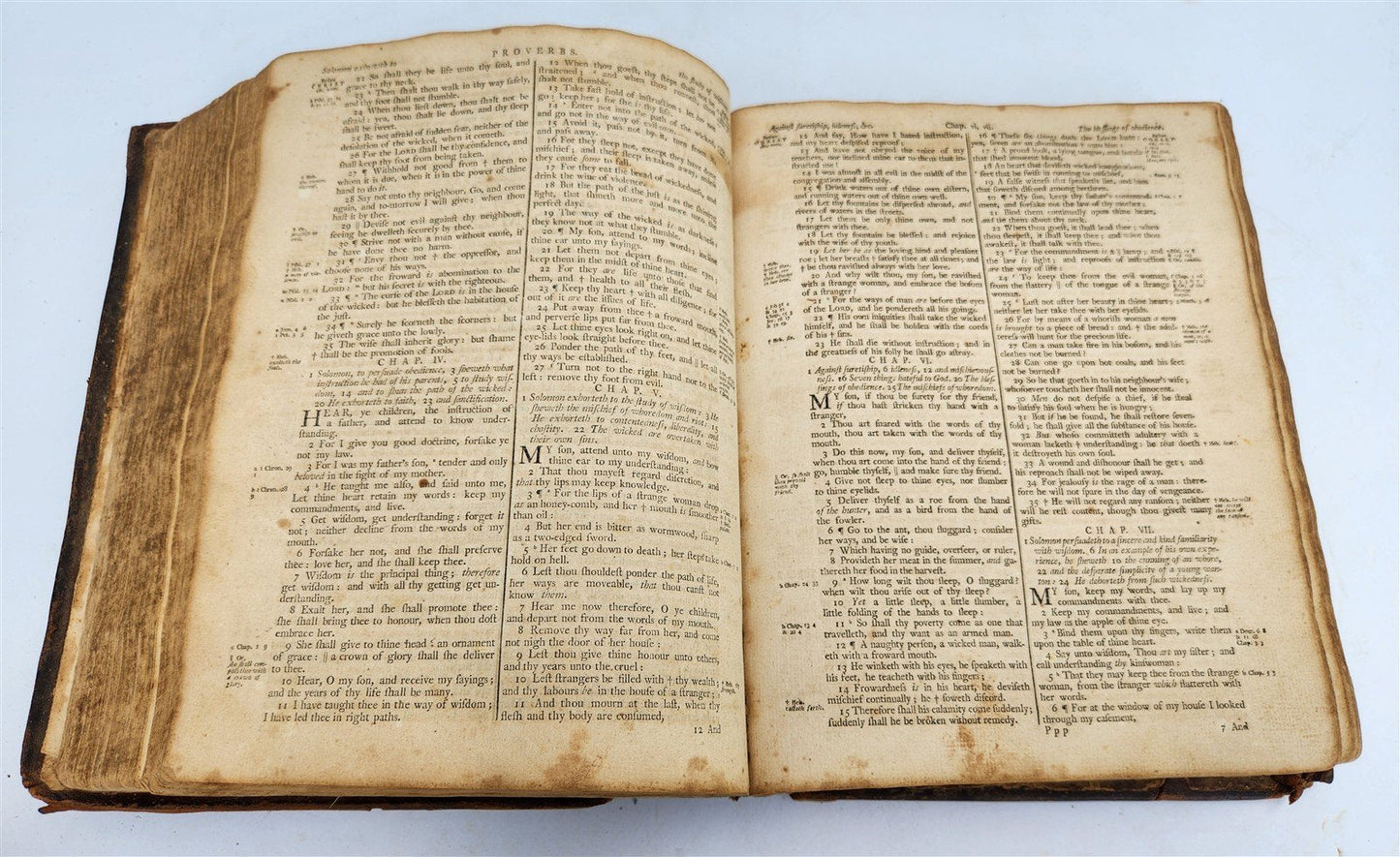 1791 BIBLE by ISAAC COLLINS FIRST printed in NEW JERSEY antique RARE Americana