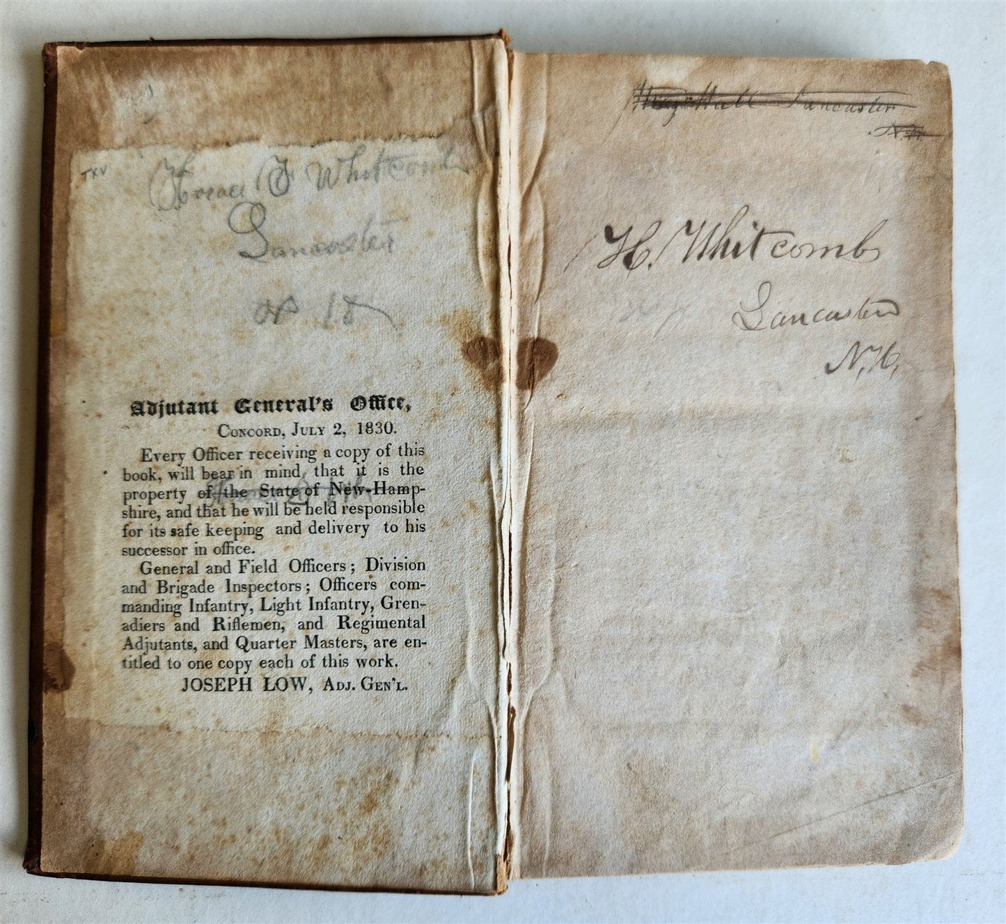 1830 INFANTRY TACTICS EXERCISES & MANEUVRES antique AMERICANA illustrated