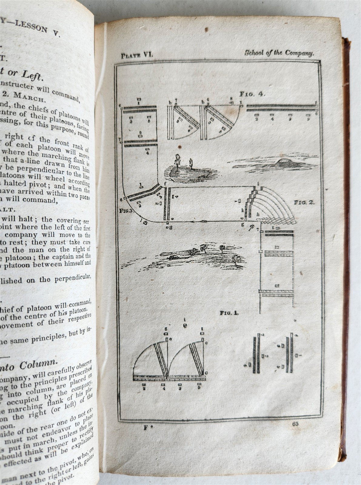 1830 INFANTRY TACTICS EXERCISES & MANEUVRES antique AMERICANA illustrated