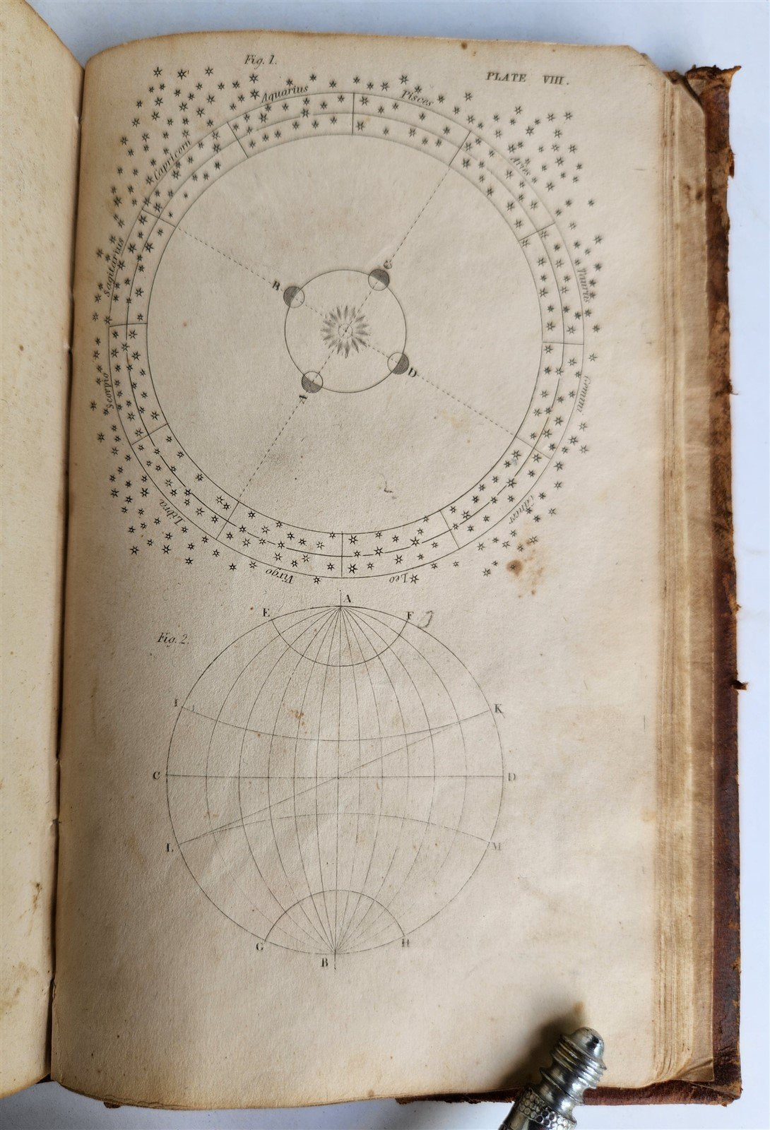 1836 CONVERSATIONS on NATURAL PHILOSOPHY by BLAKE ILLUSTRATED antique AMERICANA