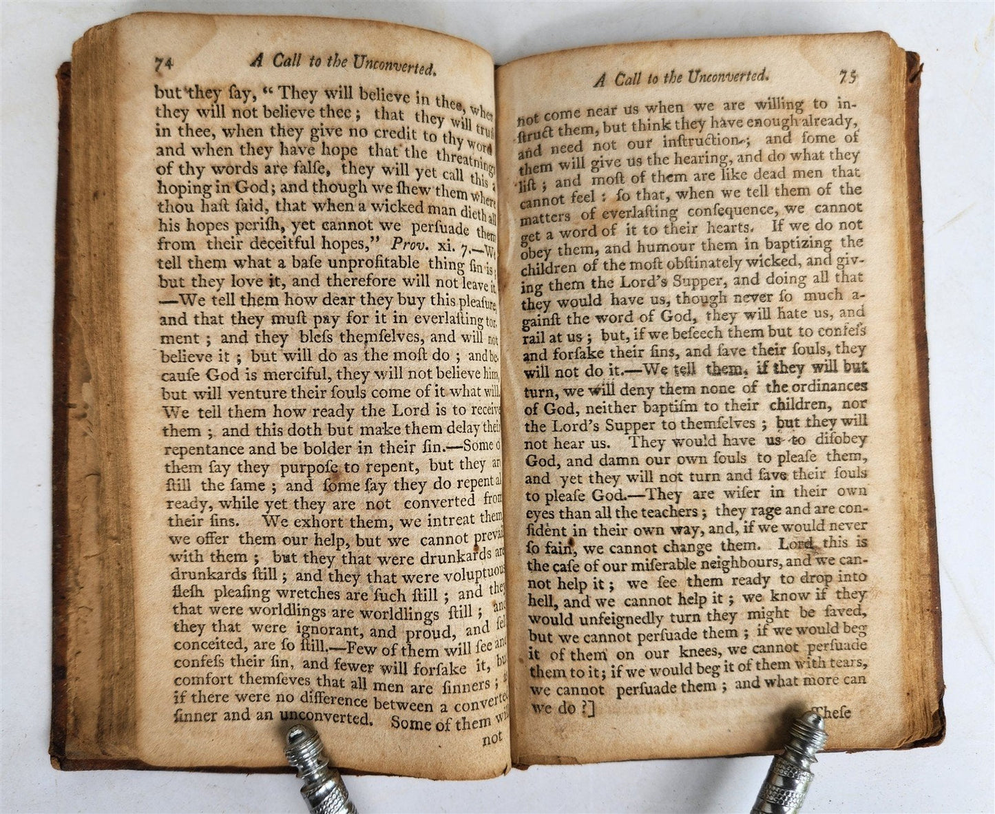 1805 A CALL TO THE UNCONVERTED to TURN & LIVE antique AMERICANA