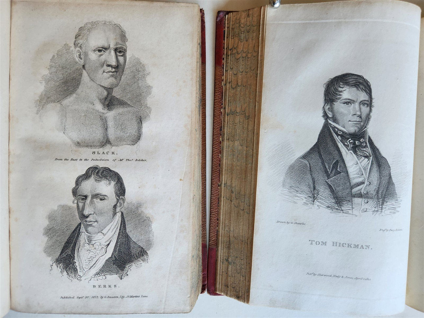 1821 BOXINIANA SKETCHES of ANCIENT & MODERN PUGILIST 3 VOLS antique ILLUSTRATED