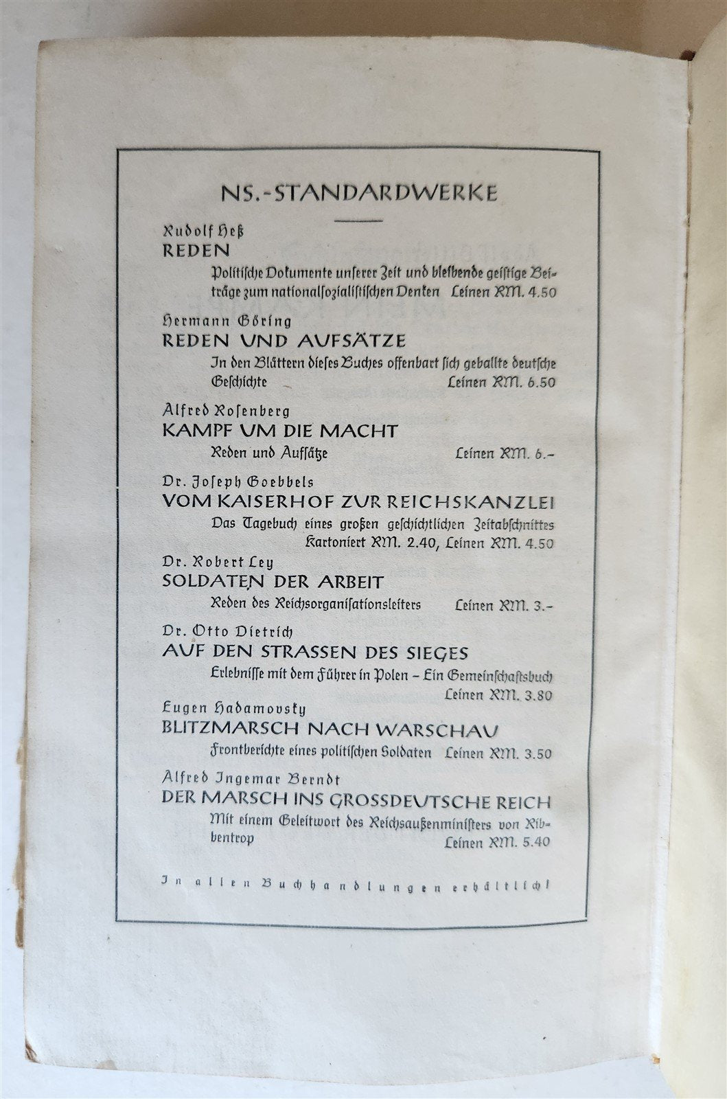 1941 MEIN KAMPF antique GERMAN EDITION Munich