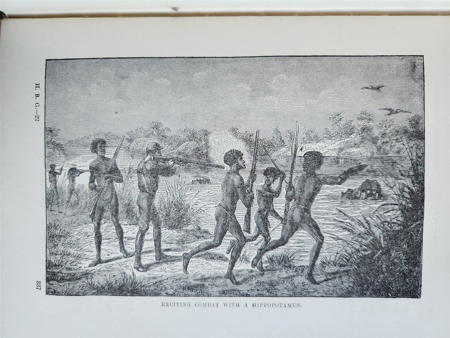 1909 THRILLING ADVENTURES in WILDS of AFRICA ROOSEVELT HUNT antique ILLUSTRATED