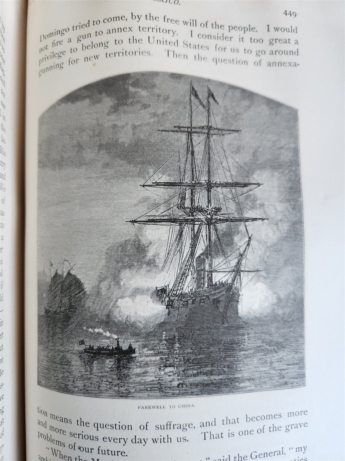 1879 AROUND THE WORLD with GENERAL GRANT 2 VOLUMES antique ILLUSTRATED