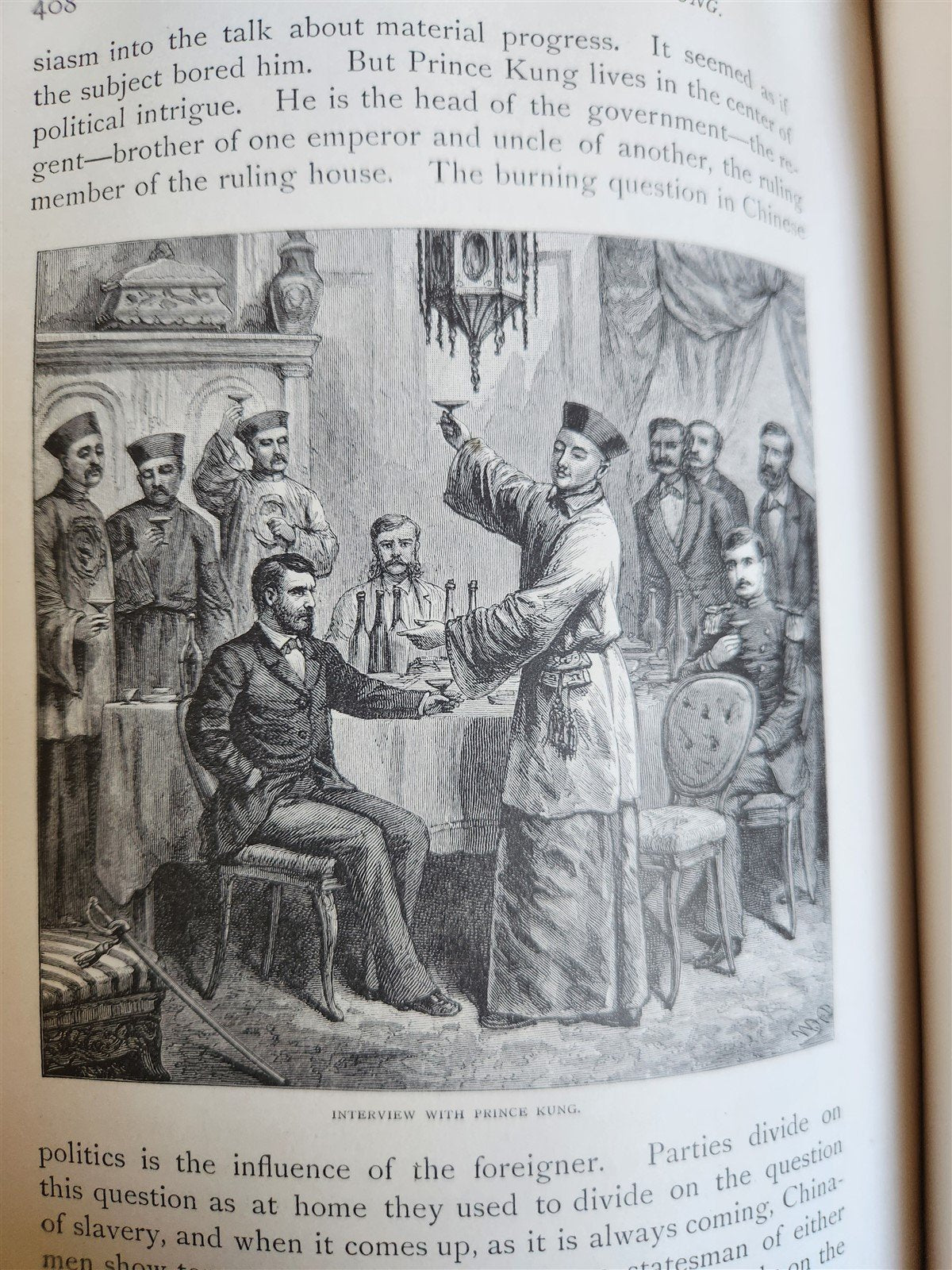 1879 AROUND THE WORLD with GENERAL GRANT 2 VOLUMES antique ILLUSTRATED