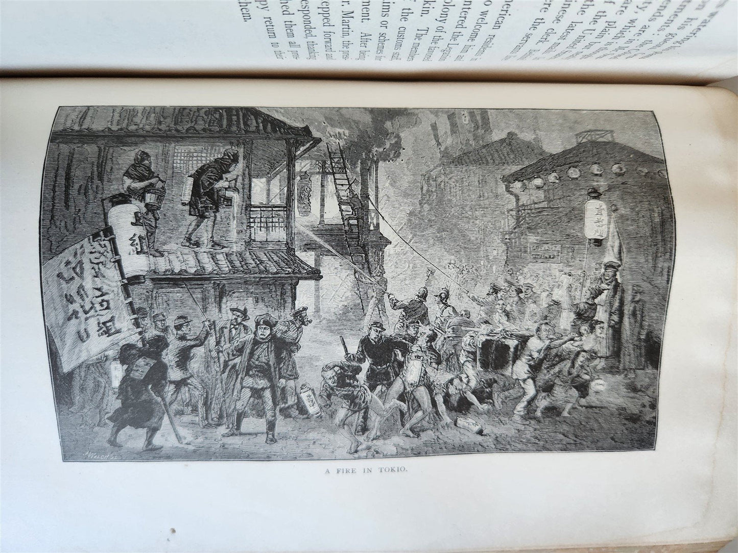 1879 AROUND THE WORLD with GENERAL GRANT 2 VOLUMES antique ILLUSTRATED