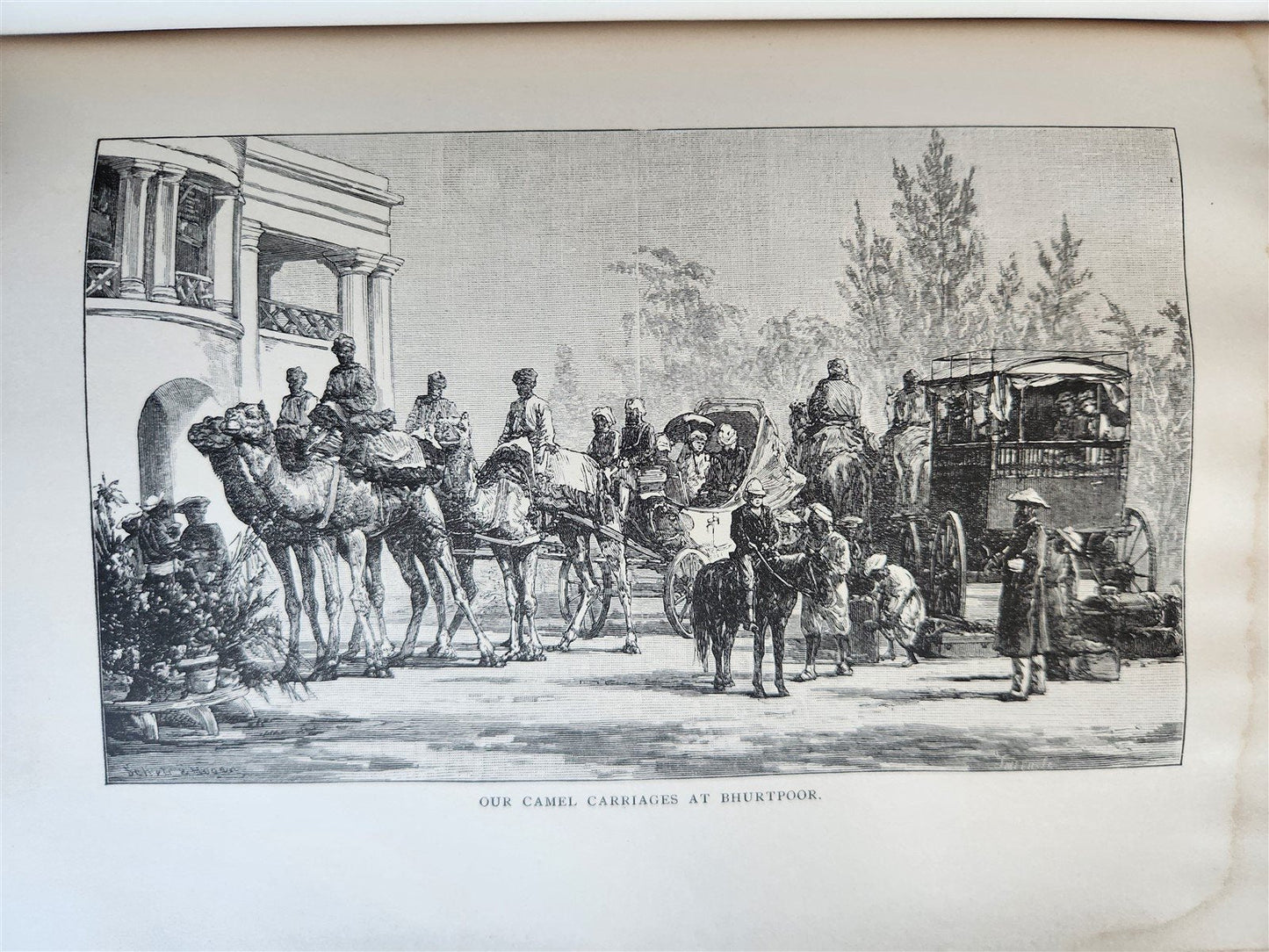 1879 AROUND THE WORLD with GENERAL GRANT 2 VOLUMES antique ILLUSTRATED