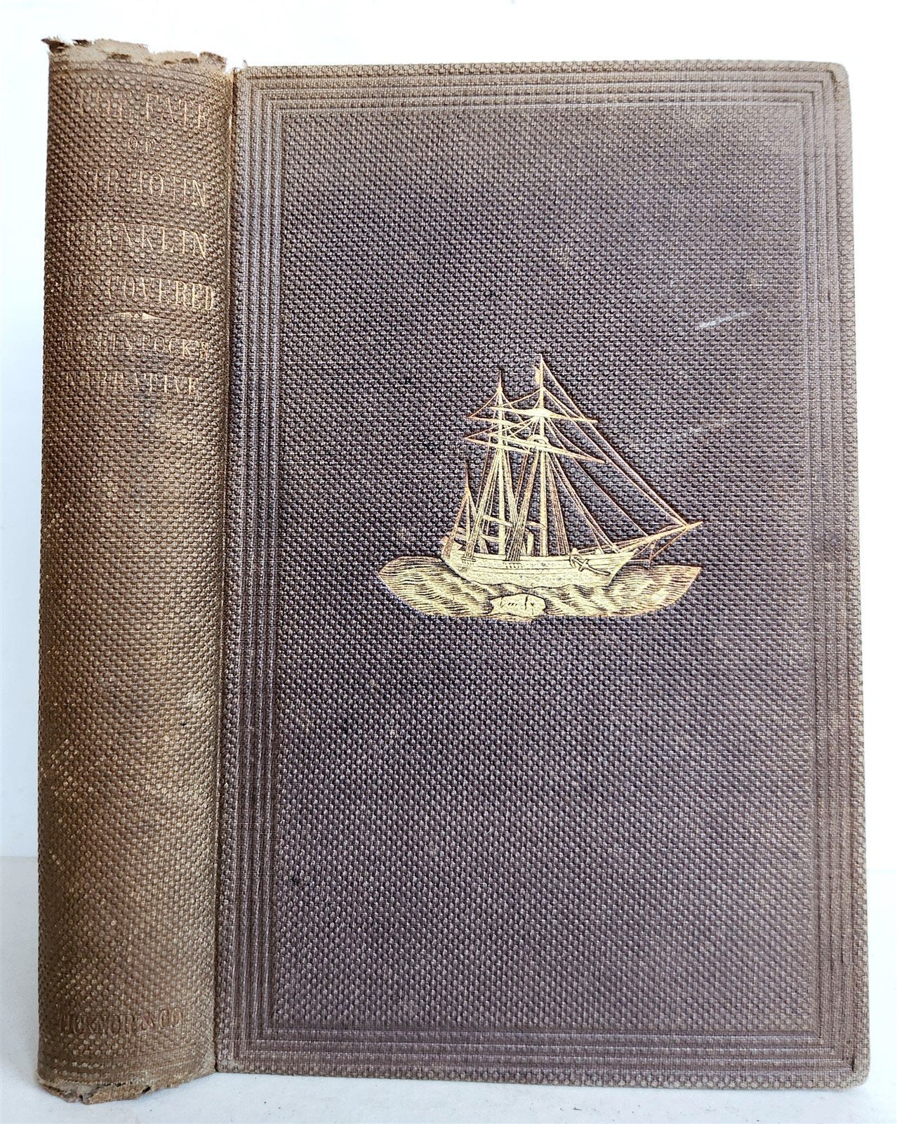 1860 NARRATIVE of DISCOVERY OF THE FATE of SIR JOHN FRANKLIN antique ILLUSTRATED