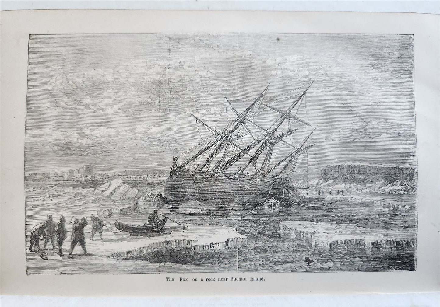1860 NARRATIVE of DISCOVERY OF THE FATE of SIR JOHN FRANKLIN antique ILLUSTRATED