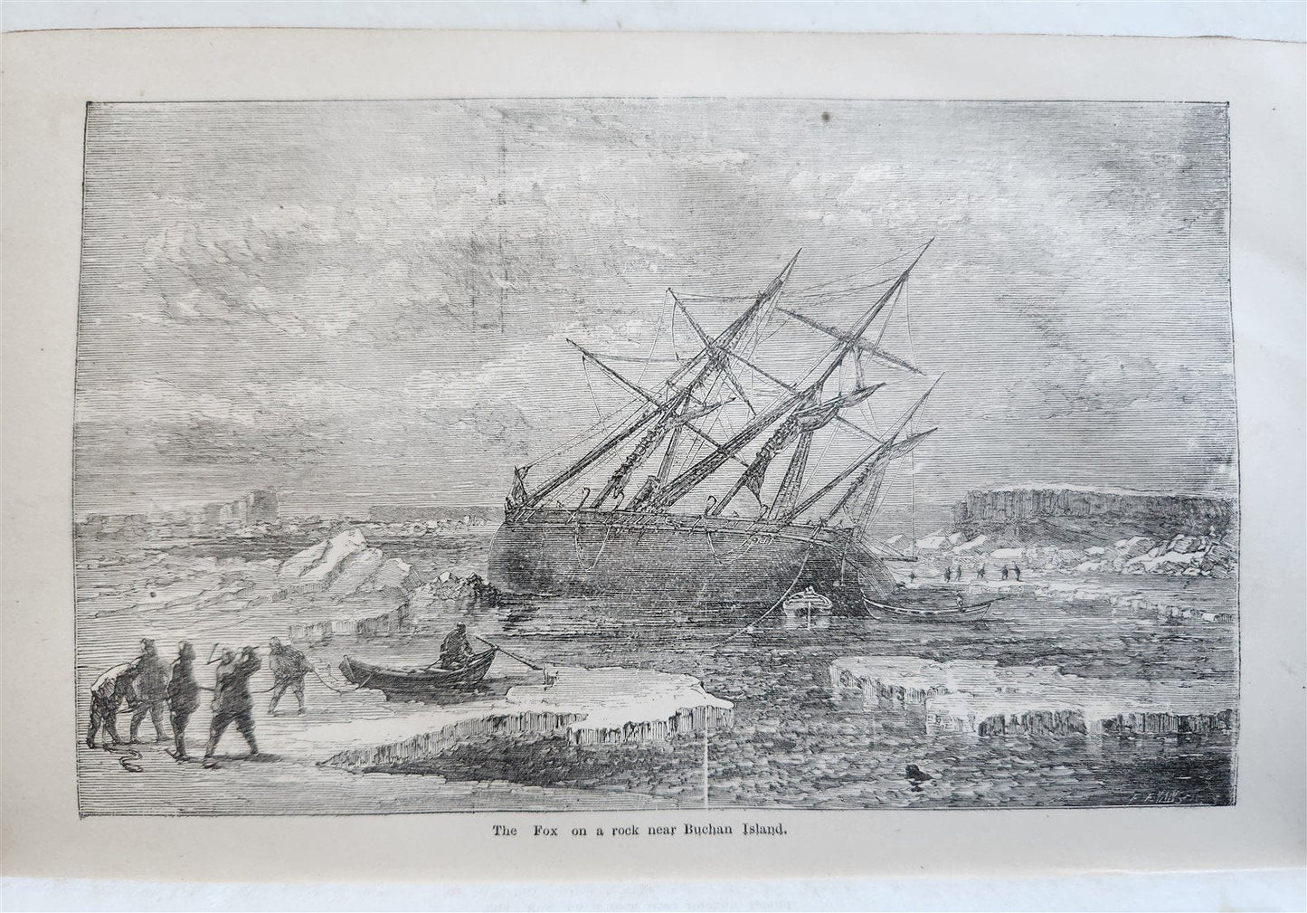 1860 NARRATIVE of DISCOVERY OF THE FATE of SIR JOHN FRANKLIN antique ILLUSTRATED