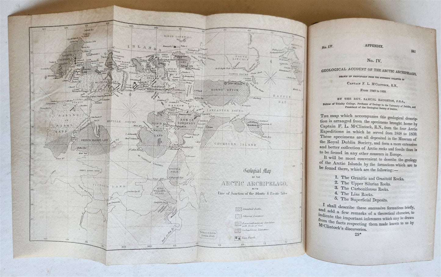 1860 NARRATIVE of DISCOVERY OF THE FATE of SIR JOHN FRANKLIN antique ILLUSTRATED