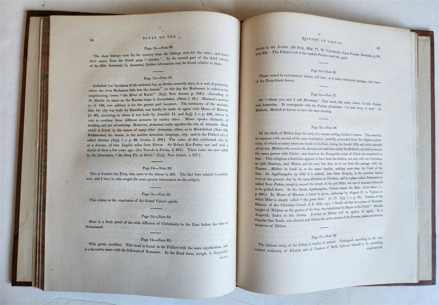 1830 HISTORY of VARTAN & BATTLE of ARMENIANS w/ PERSIA antique ILLUSTRATED