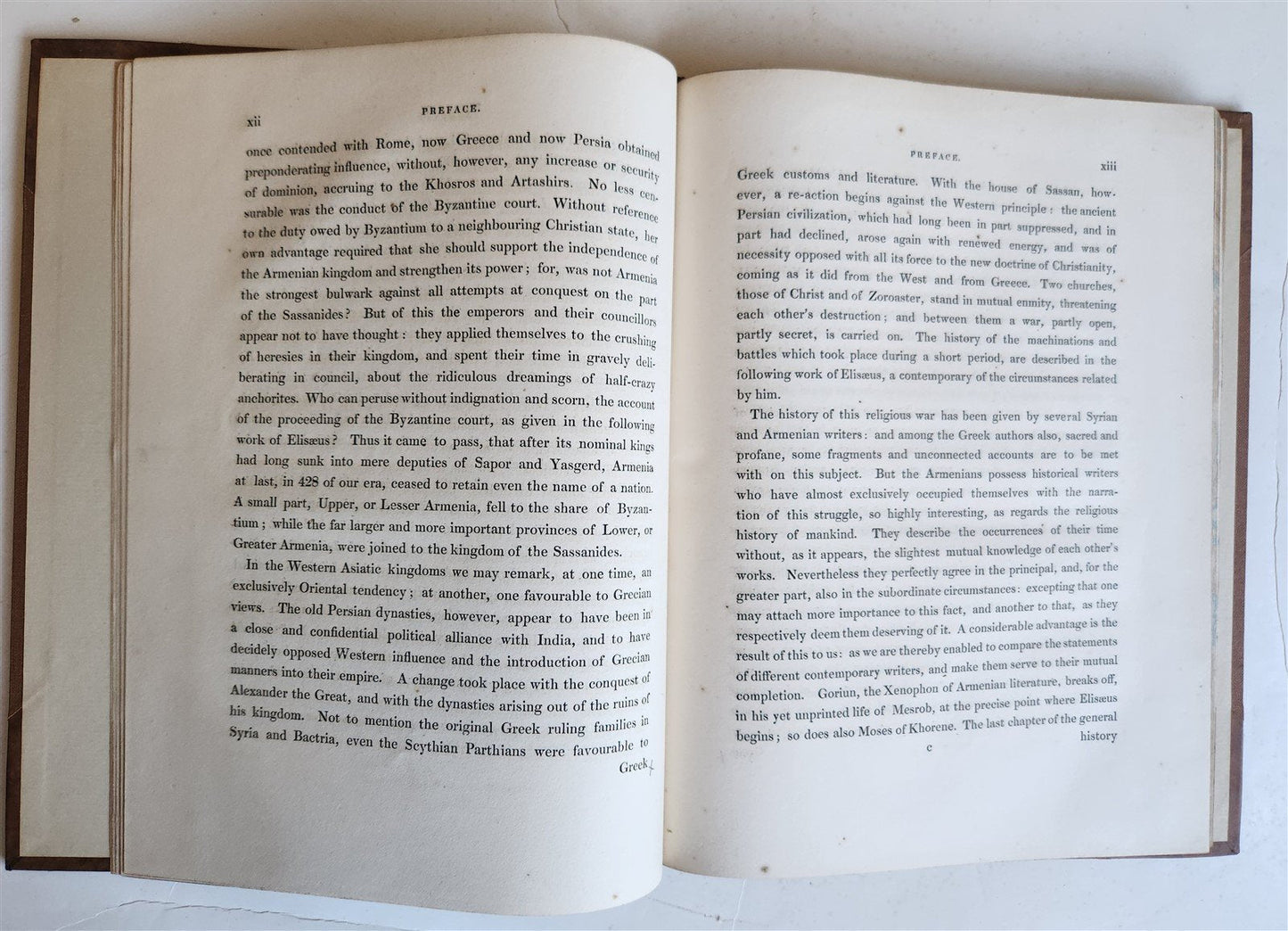 1830 HISTORY of VARTAN & BATTLE of ARMENIANS w/ PERSIA antique ILLUSTRATED