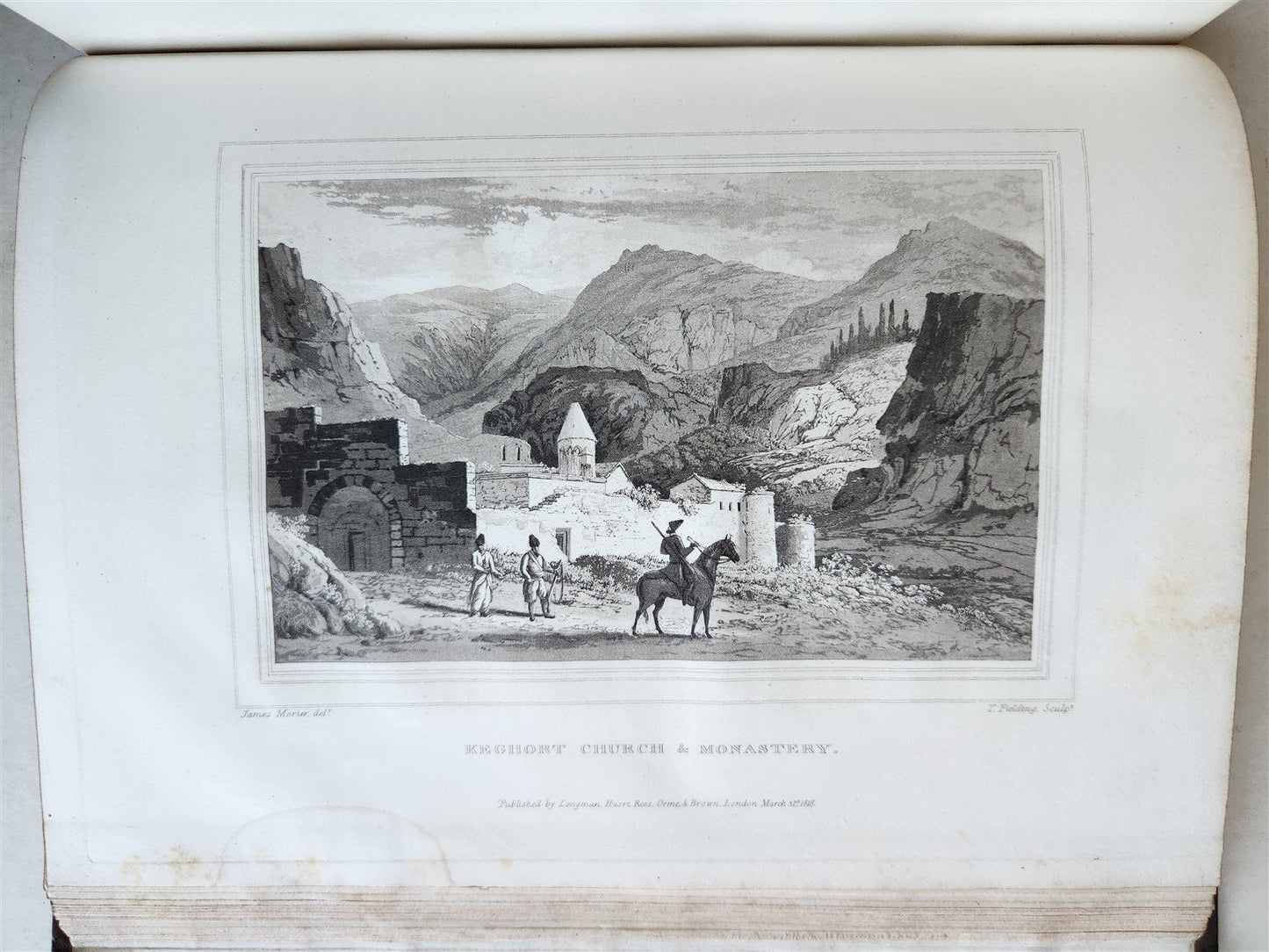 1818 JORNEY through PERSIA ARMENIA & ASIA MINOR to CONSTANTINOPLE antique MORIER