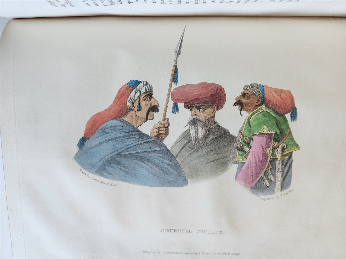 1818 JORNEY through PERSIA ARMENIA & ASIA MINOR to CONSTANTINOPLE antique MORIER