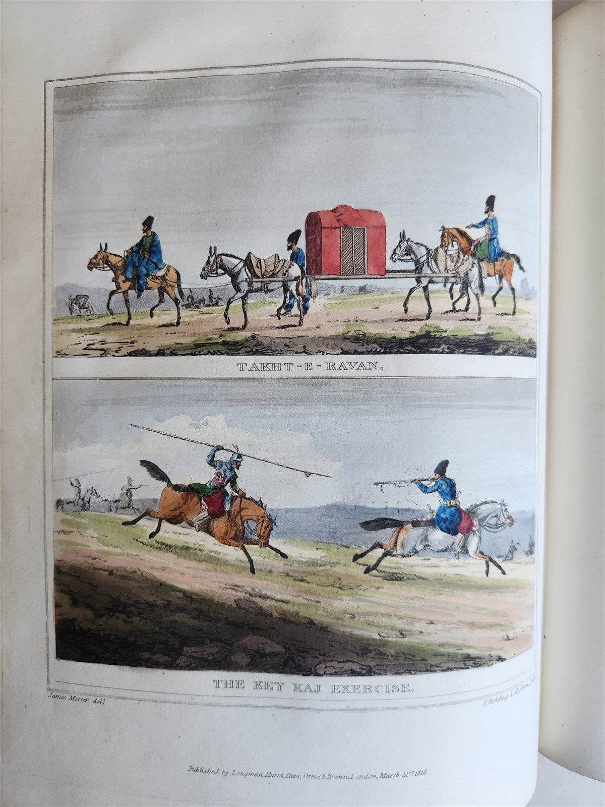 1818 JORNEY through PERSIA ARMENIA & ASIA MINOR to CONSTANTINOPLE antique MORIER