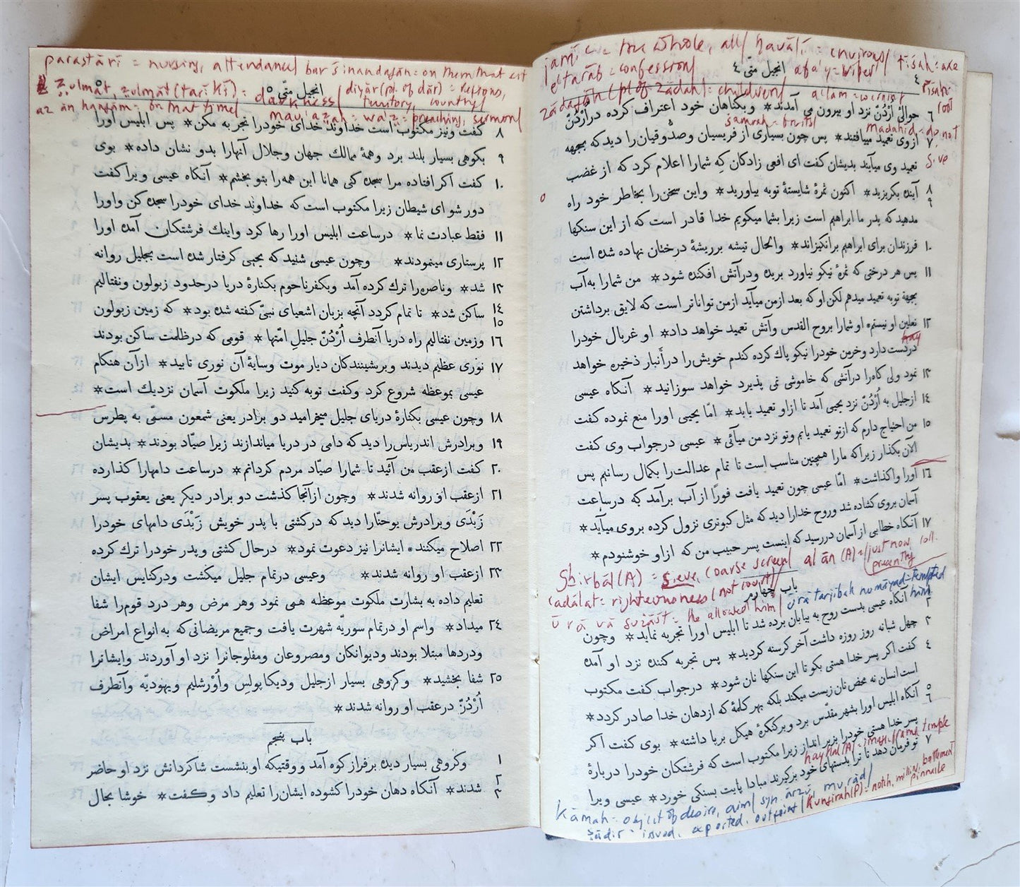 1904 BIBLE in PERSIAN LANGUAGE antique NEW TESTAMENT