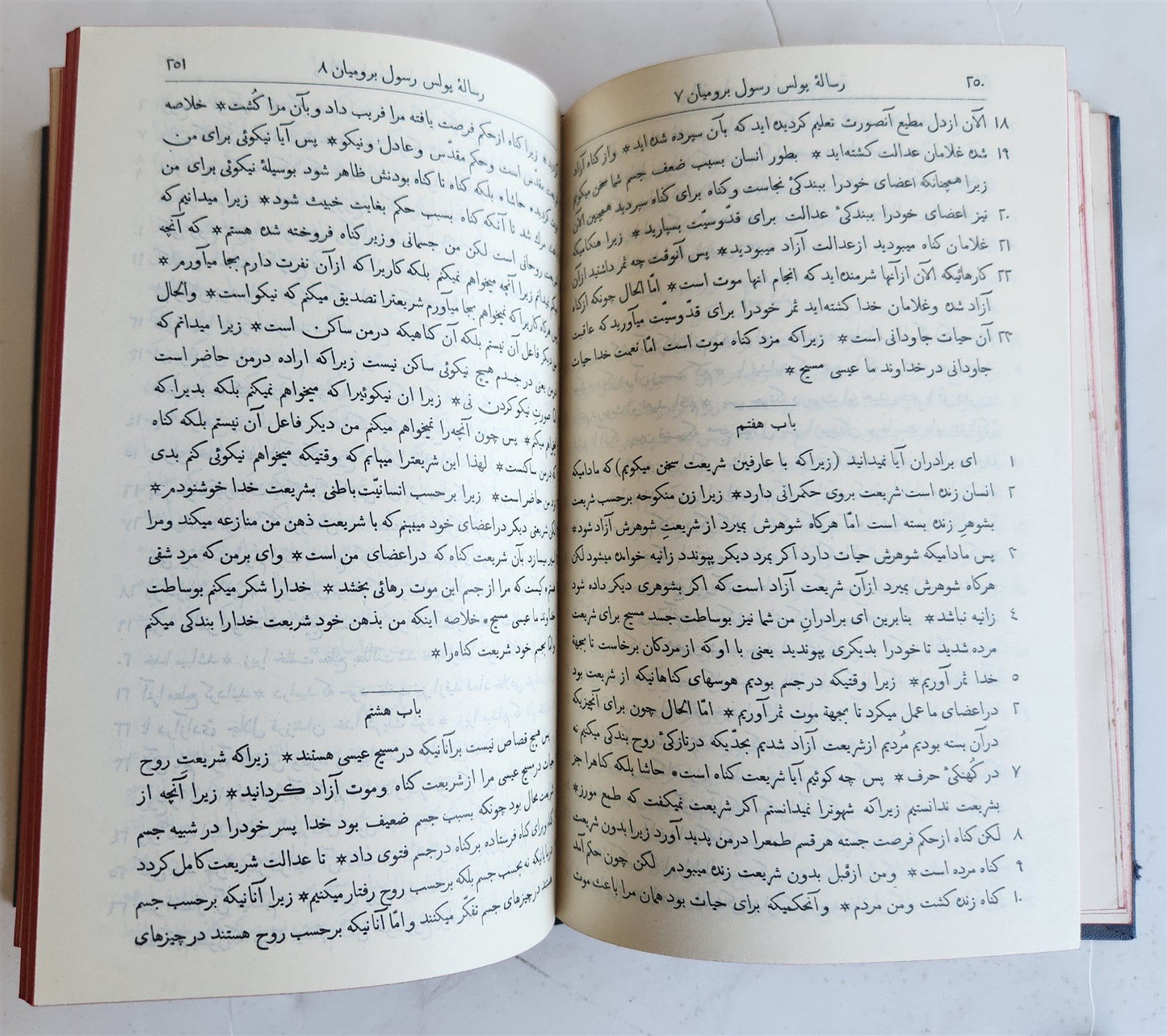 1904 BIBLE in PERSIAN LANGUAGE antique NEW TESTAMENT