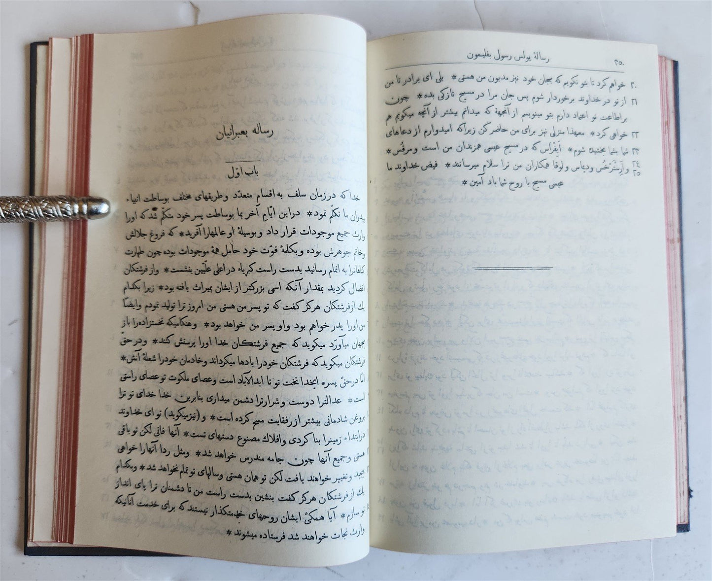 1904 BIBLE in PERSIAN LANGUAGE antique NEW TESTAMENT