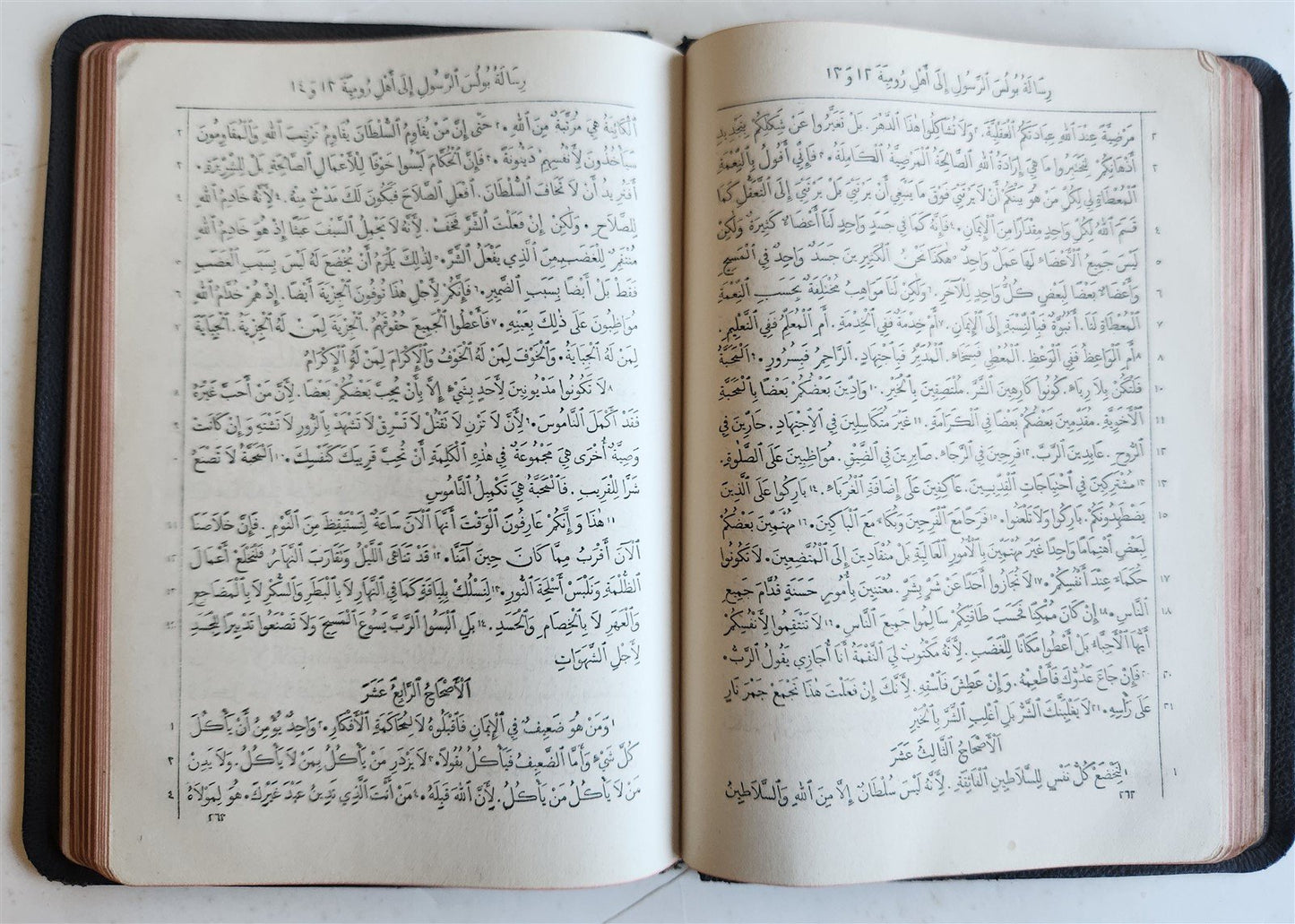 1918 BIBLE in ARABIC antique NEW TESTAMENT