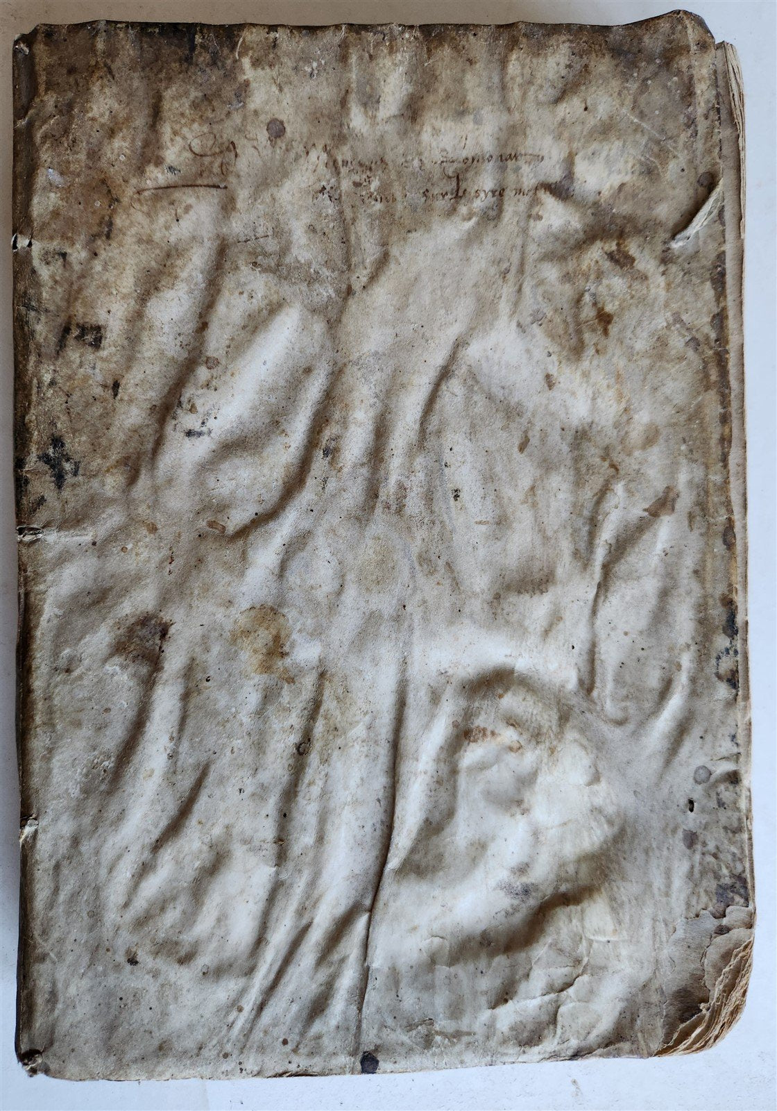 1557 LA FABRICA DEL MONDO antique VELLUM concordance of Petrarch's vocabulary