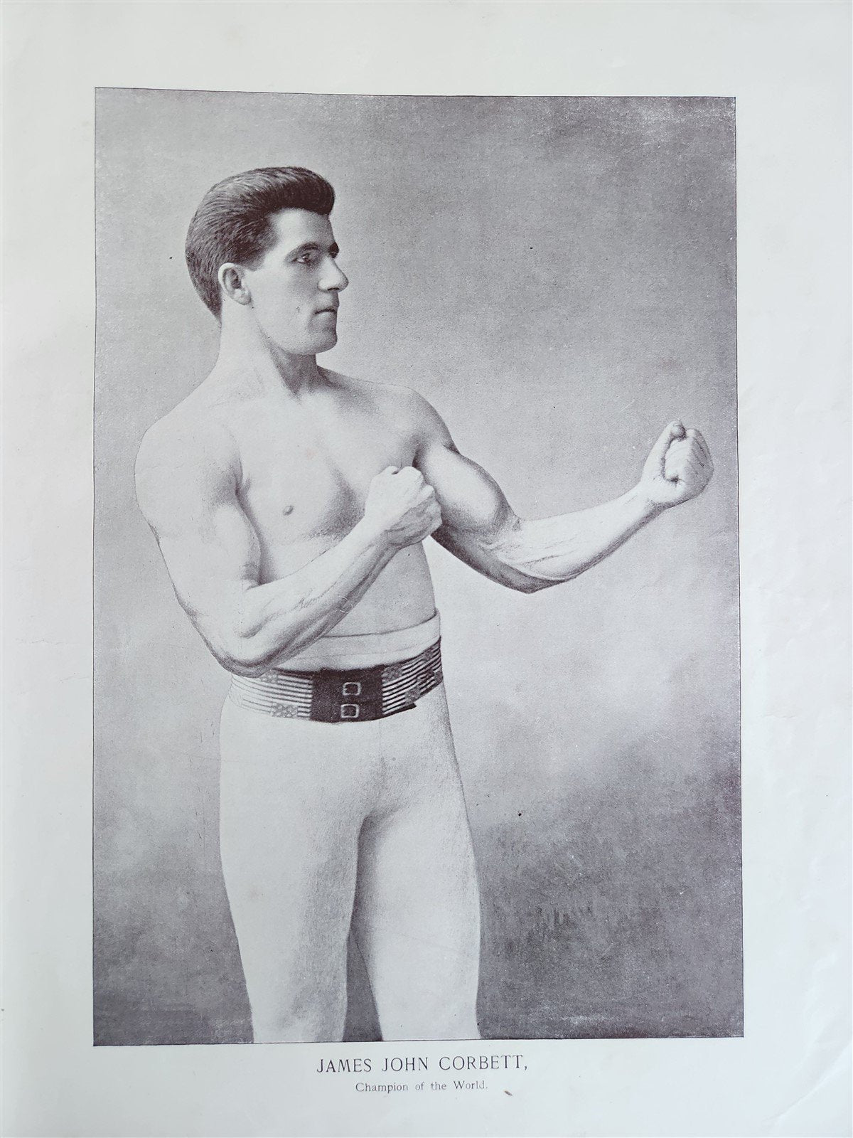 1894 PORTRAIT GALLERY of PUGILISTS England America Australia antique ILLUSTRATED BOXING