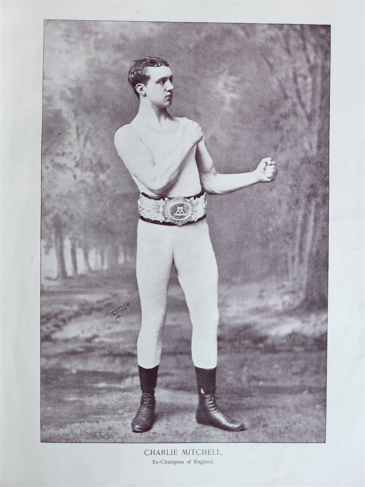 1894 PORTRAIT GALLERY of PUGILISTS England America Australia antique ILLUSTRATED BOXING