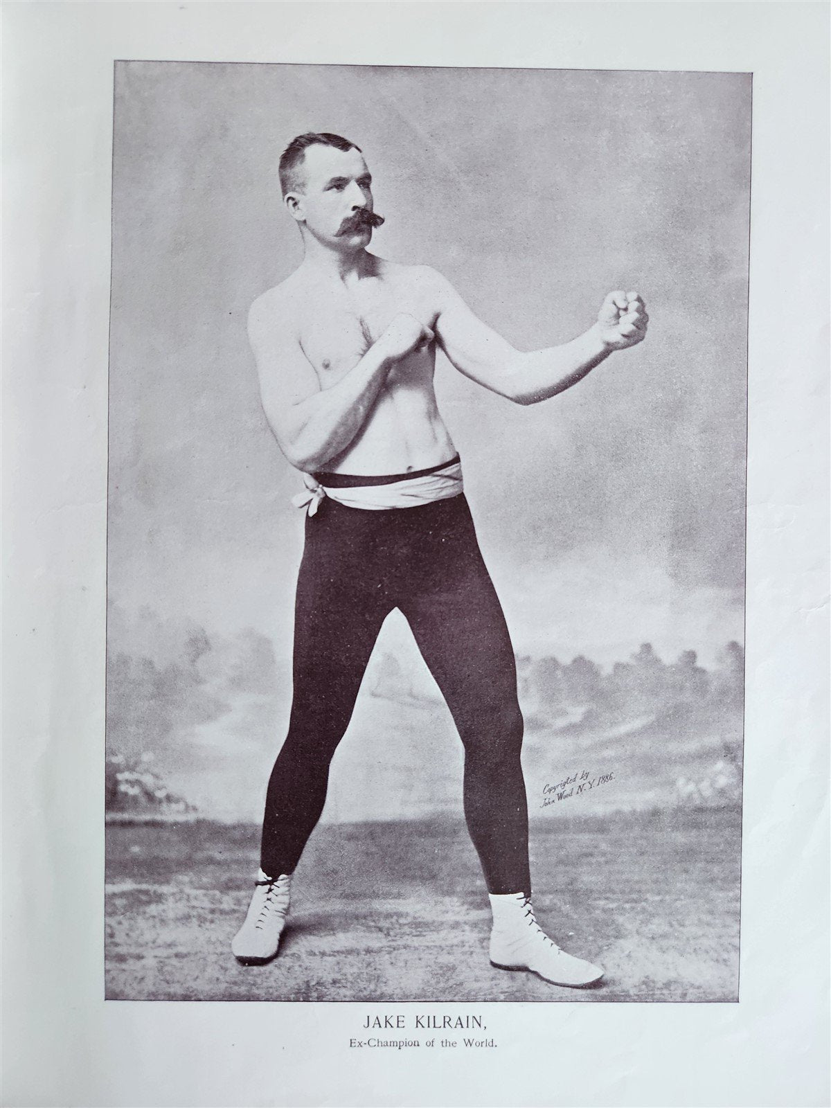 1894 PORTRAIT GALLERY of PUGILISTS England America Australia antique ILLUSTRATED BOXING