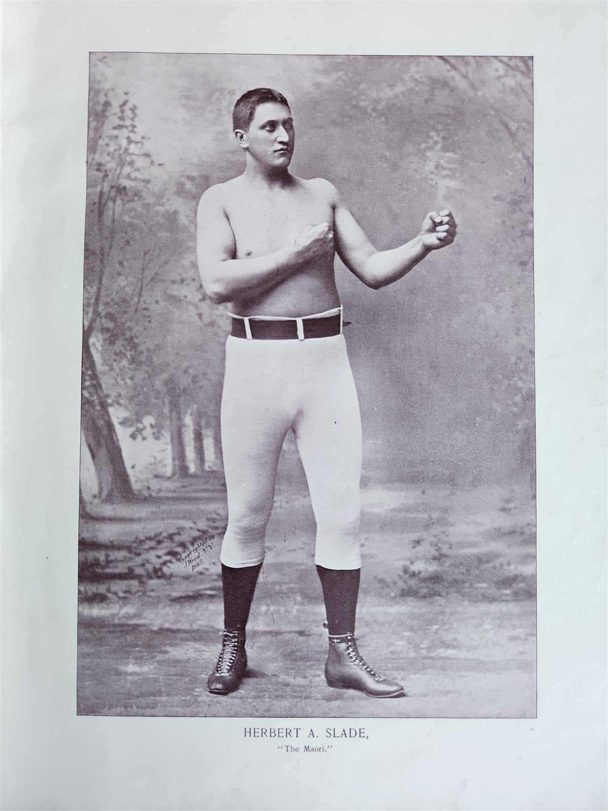 1894 PORTRAIT GALLERY of PUGILISTS England America Australia antique ILLUSTRATED BOXING