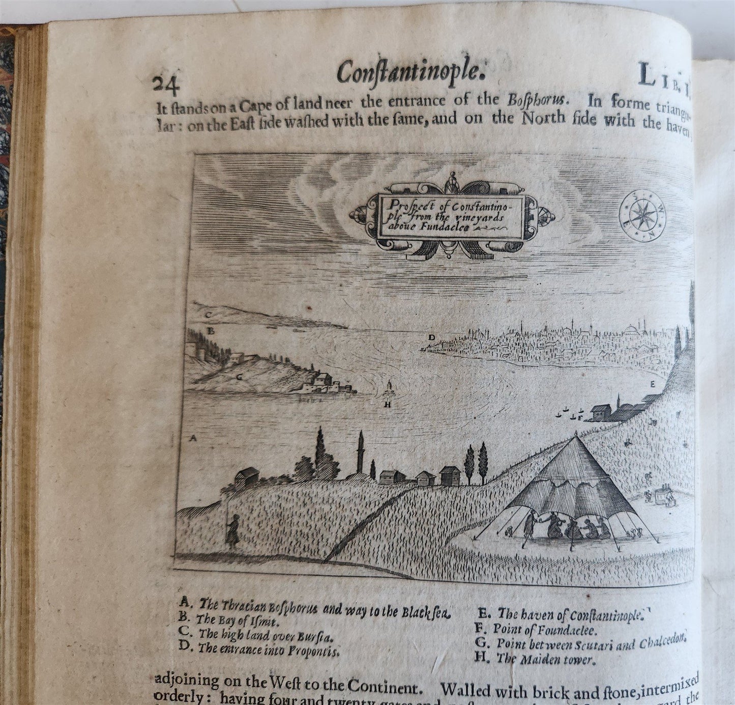 1652 TRAVAILES w/ HISTORY of STATE of TURKISH EMPIRE antique ILLUSTRATED English