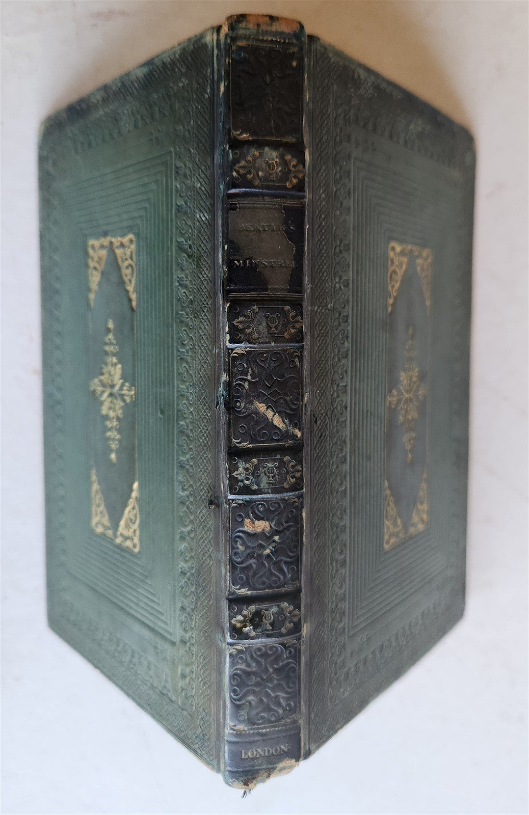 1823 THE MINSTREL or PROGRESS of GENIUS POETRY by JAMES BEATTIE antique