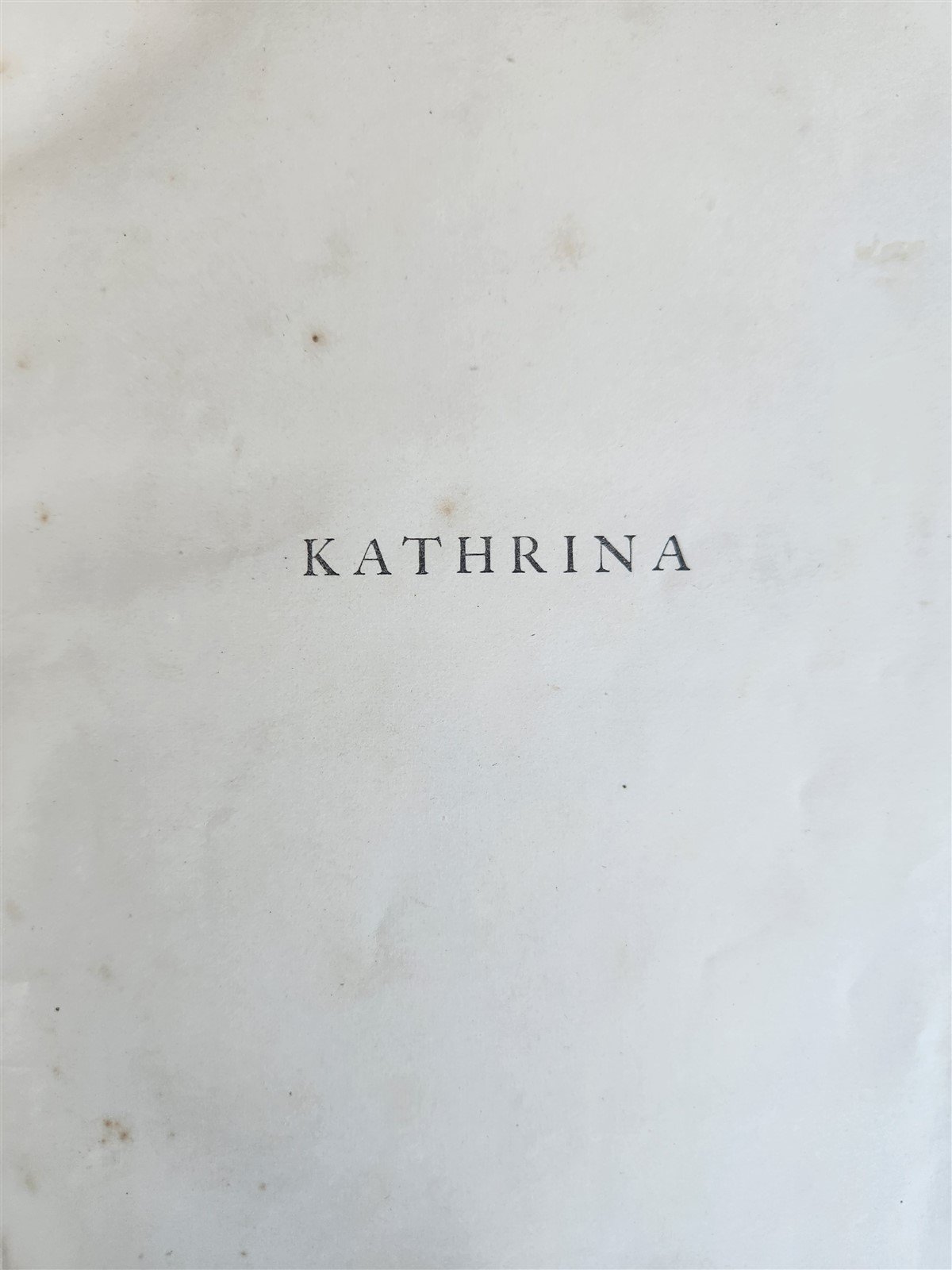 1869 KATHRINA her life and mine POETRY by J.G. Holland antique ILLUSTRATED