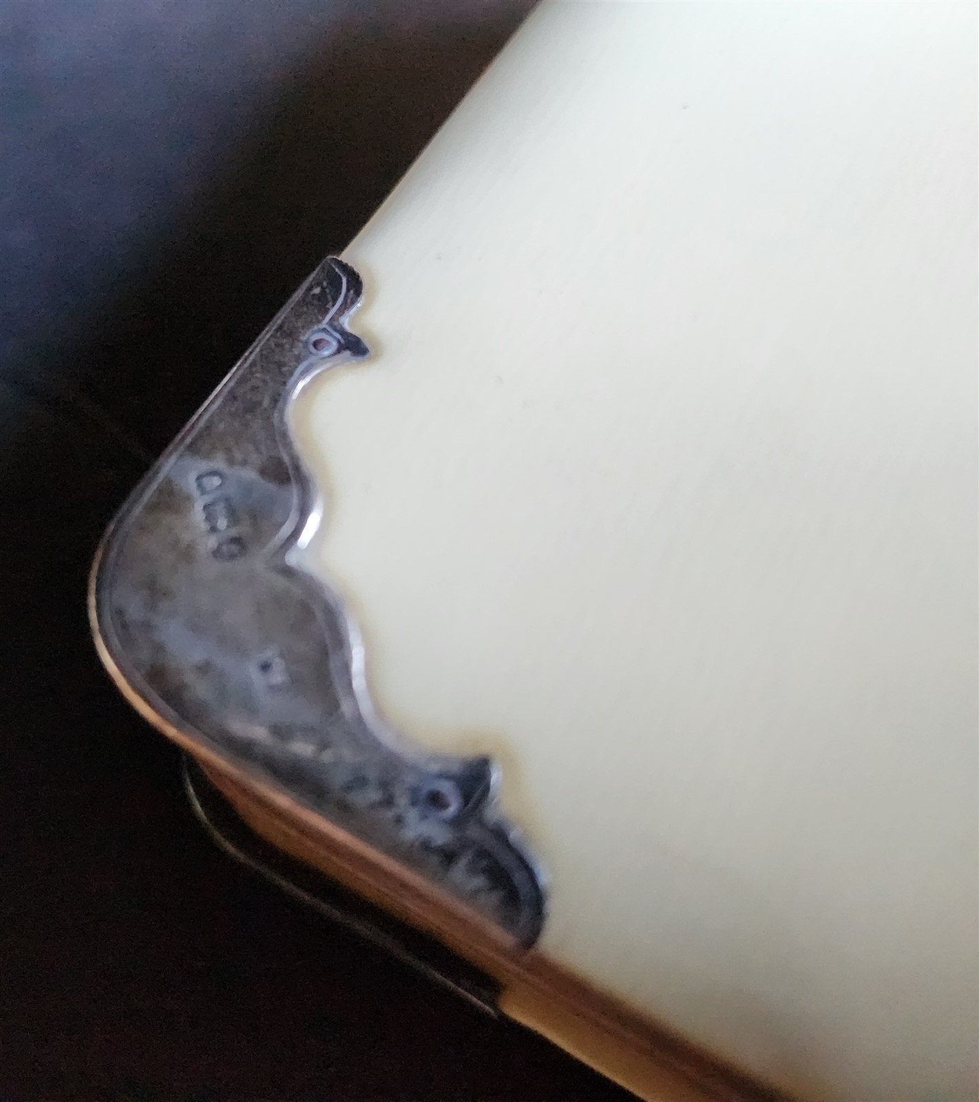 1880s COMMON PRAYER BOOK in ENGLISH antique SILVER DECORATED BINDING