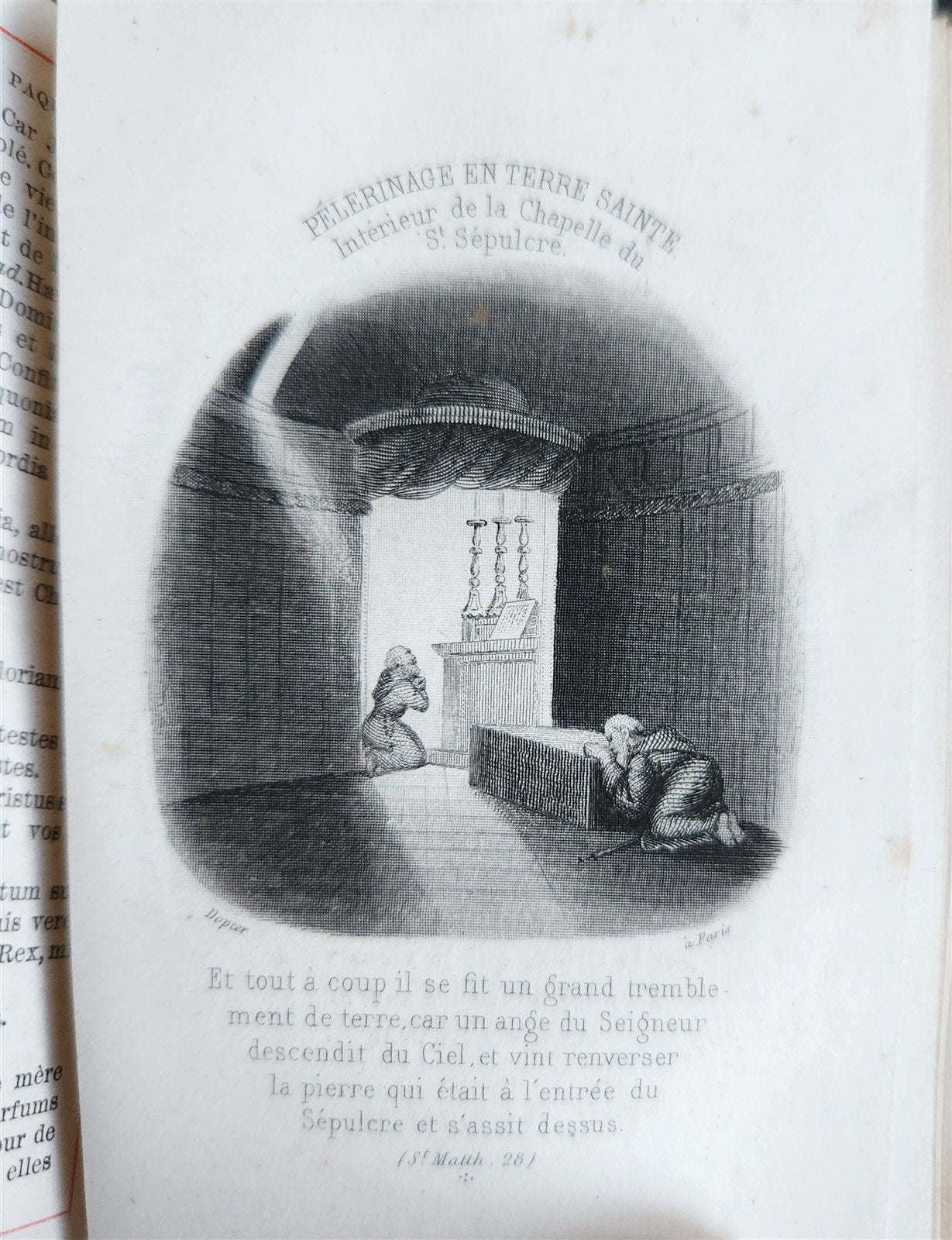 1879 PRAYER BOOK in FRENCH antique METAL DECORATED BINDING - PAROISSIEN ROMAIN