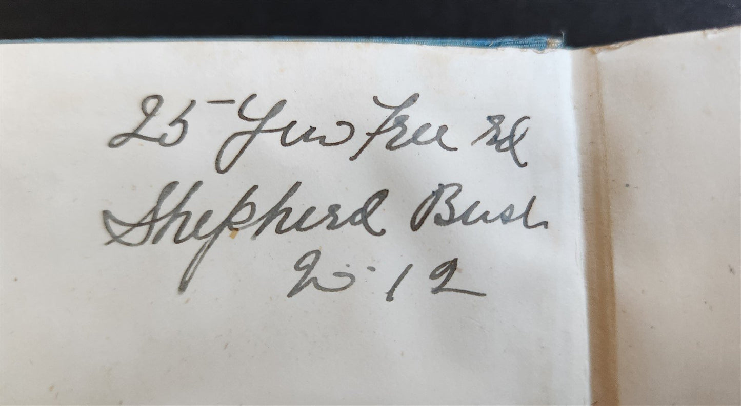 1872 COMMON PRAYER BOOK in ENGLISH antique SILVER DECORATED BINDING