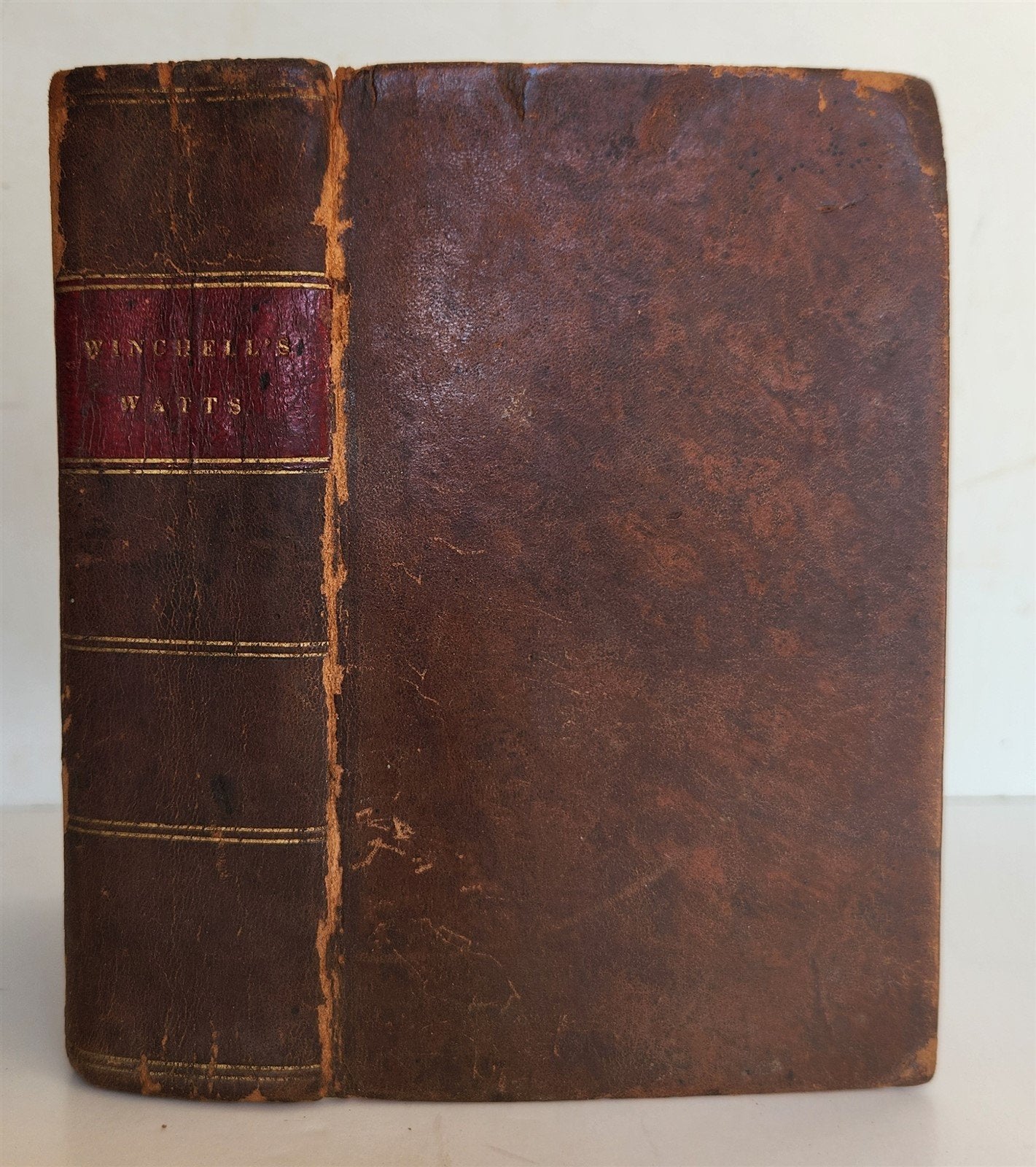 1821 AN ARRANGEMENT of PSALMS HYMNS & SPIRITUAL SONGS by WATTS antique AMERICANA