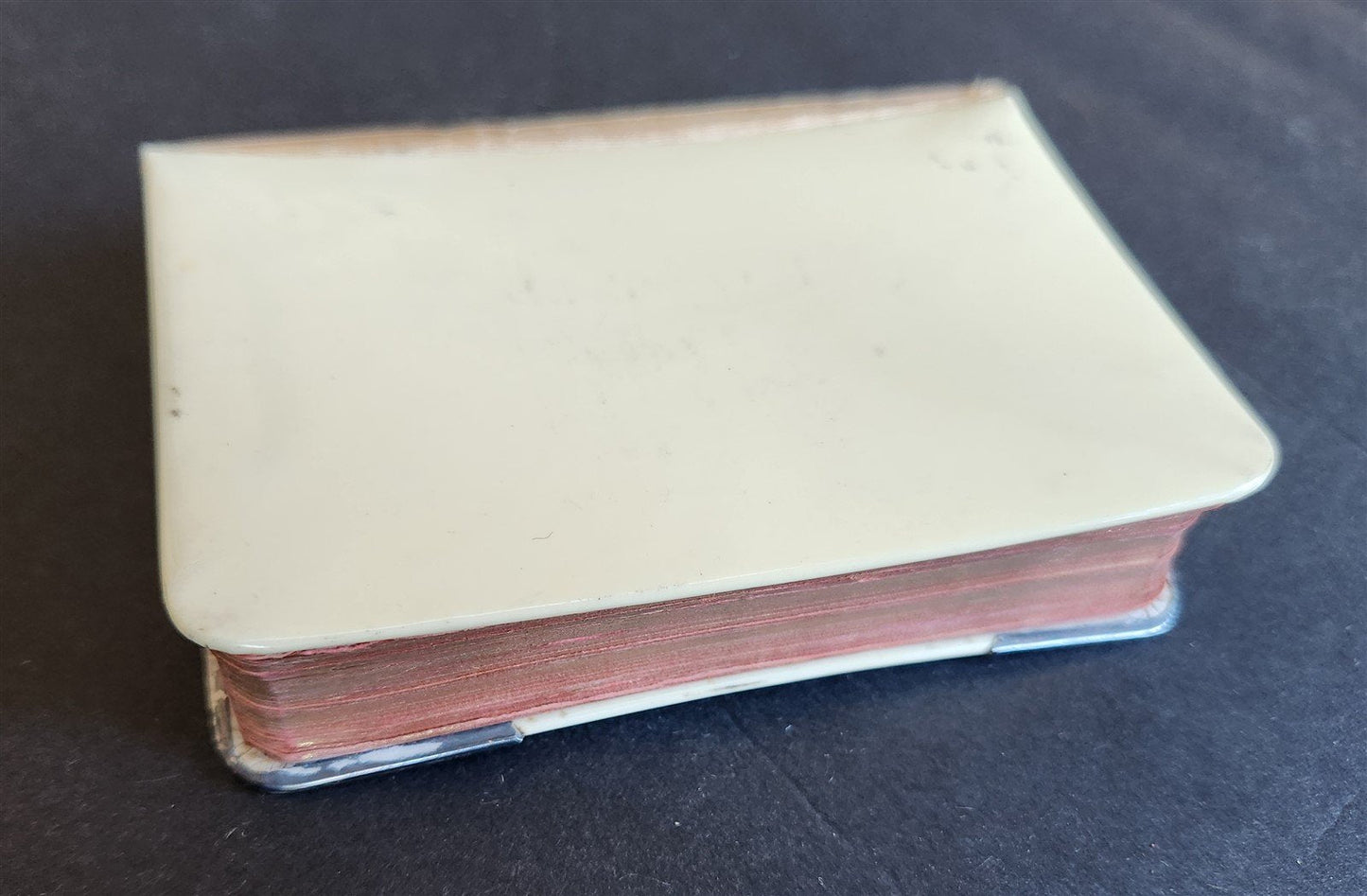 1890s COMMON PRAYER BOOK in ENGLISH antique SILVER DECORATED NICE BINDING