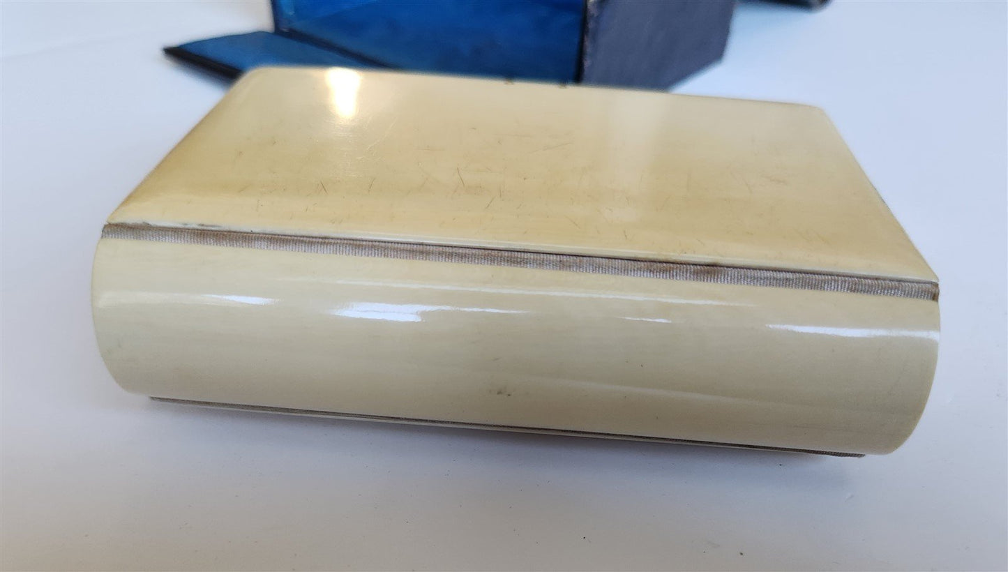 1880s THE BOOK OF COMMON PRAYER antique NICE BINDING w/ ENAMEL CROSS