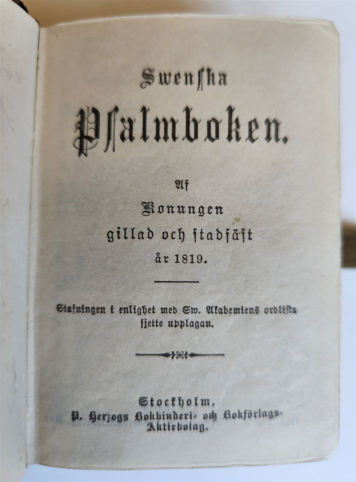 1891 SWEDISH HYMNAL antique VELVET BINDING w/ BONE CROSS & BRASS EDGES