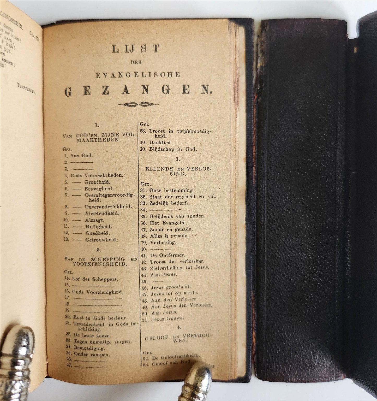 1884 BIBLE in DUTCH antique NEW TESTAMENT w/ PSALMS