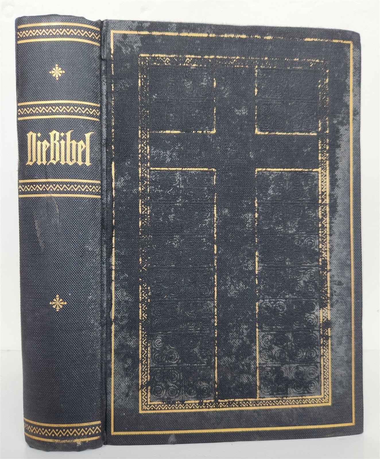 1934 BIBLE in GERMAN pre-WWII translated by MARTIN LUTHER antique