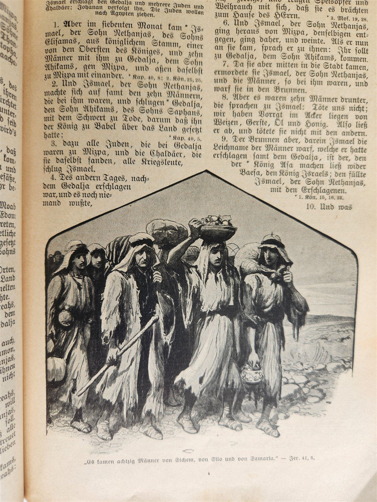 1927 BIBLE in GERMAN 2 VOLS GIFT from Duke of Braunschweig and Luneburg antique