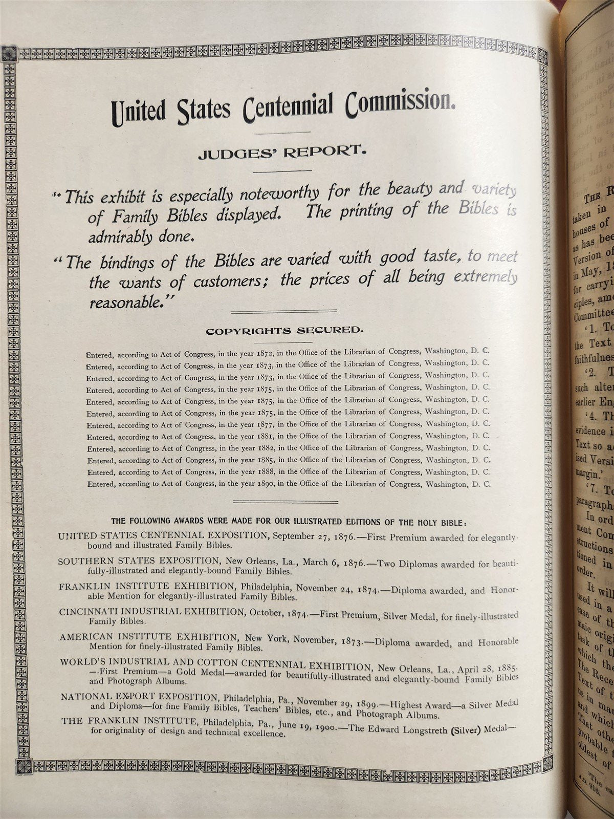 1927 BIBLE in GERMAN 2 VOLS GIFT from Duke of Braunschweig and Luneburg antique