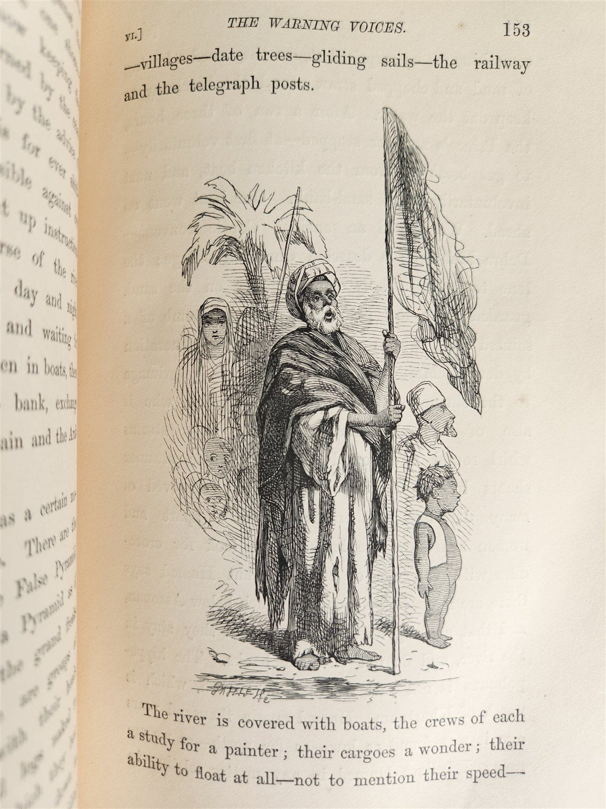 1869 diary in East during tour of Prince & Princess of Wales antique ILLUSTRATED